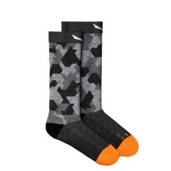 Skarpety męskie Salewa PEDROC CAMO AM CREW 00-00000690390911. Czarne skarpety Salewa, bez wzorów, z dzianiny. Za 113.31 zł.