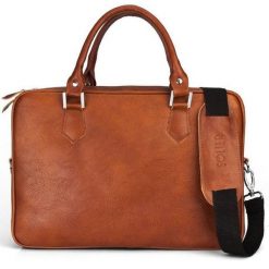 Skórzana torba na laptopa Solier SL22 brązowy vintage. Brązowe torby na laptopa Solier. Za 599.00 zł.