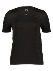 Under Armour Koszulka sportowa w kolorze czarnym rozmiar: S. Czarne t-shirty sportowe Under Armour, bez wzorów, z materiału, bez ramiączek, outdoorowe. Za 61.17 zł.