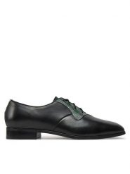 Baldowski Półbuty M00330-0363-002 Czarny. Czarne eleganckie półbuty Baldowski, bez wzorów, ze skóry, bez obcasa, bez zapięcia. Za 539.99 zł.