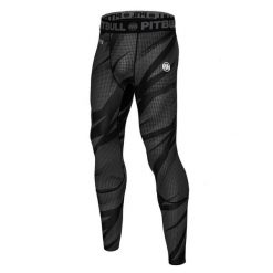 Legginsy dla dorosłych techniczne sportowe Dot Camo II. Szare legginsy długie sportowe PITBULL, xl, bez wzorów, na fitness i siłownię. Za 159.00 zł.