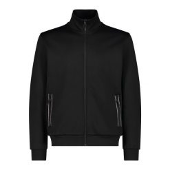 Bluza męska turystyczna CMP 34D1987. Czarne bluzy CMP, l, bez wzorów, bez kaptura. Za 266.50 zł.