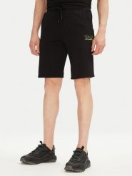 KARL LAGERFELD Szorty sportowe 705400 552917 Czarny Regular Fit. Czarne krótkie spodenki sportowe KARL LAGERFELD, l, bez wzorów, z bawełny. Za 439.99 zł.