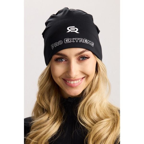 Czapka do biegania Rough Radical Pro Extreme Run. Czarne czapki zimowe ROUGH RADICAL, bez wzorów. Za 49.90 zł.