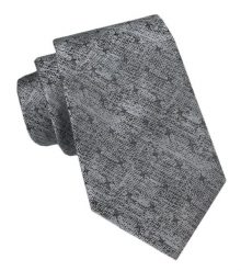 Krawat Męski - Alties - Stalowy Melanż. Szare krawaty i muchy Alties, bez wzorów, z tkaniny. Za 49.00 zł.