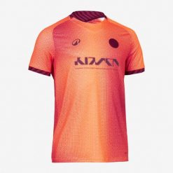 Koszulka piłkarska krótki rękaw Kipsta Viralto II. Brązowe bluzki z długim rękawem KIPSTA, xl, bez wzorów, z elastanu, bez kołnierzyka, bez ramiączek. Za 119.98 zł.