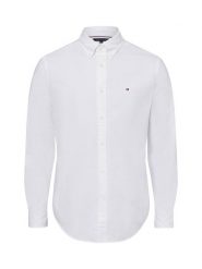 Tommy Hilfiger Koszula Mężczyźni Regular Fit Bawełna biały, XL. Białe koszule Tommy Hilfiger, m, bez wzorów, z bawełny, bez kołnierzyka, bez ramiączek. Za 419.95 zł.