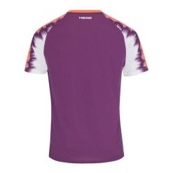 T-shirt męski TOPSPIN. Fioletowe t-shirty sportowe Head, bez wzorów, z poliesteru, bez ramiączek. Za 192.00 zł.