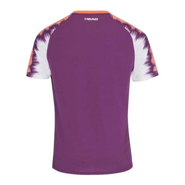 T-shirt męski TOPSPIN. Fioletowe t-shirty sportowe Head, bez wzorów, z poliesteru, bez ramiączek. W wyprzedaży za 140.00 zł.