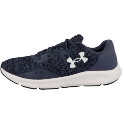 Buty do biegania męskie Under Armour Charged Pursuit. Białe buty do biegania Under Armour, bez wzorów, z materiału, bez zapięcia, do biegania. Za 280.99 zł.