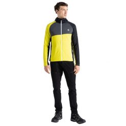 Kurtka Męska Z Kapturem Rozciągliwa Pełen Suwak Touring. Żółte kurtki Dare 2B, m, bez wzorów, z elastanu, z kapturem. Za 348.99 zł.