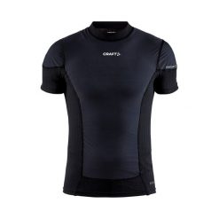 Koszulka Craft Active Extreme X. Czarne bielizna termoaktywna Craft, s, bez wzorów, z materiału, bez ramiączek, do biegania. Za 568.95 zł.