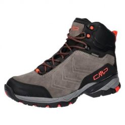 Buty trekkingowe męskie CMP Melnick Mid Wp Waterproof. Brązowe trekkingi CMP, bez wzorów, z materiału, za kostkę, bez zapięcia. Za 519.00 zł.