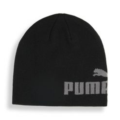 Czapka beanie średniej głębokości Essentials bez mankietu PUMA Black. Czarne czapki zimowe Puma, bez wzorów. Za 79.00 zł.