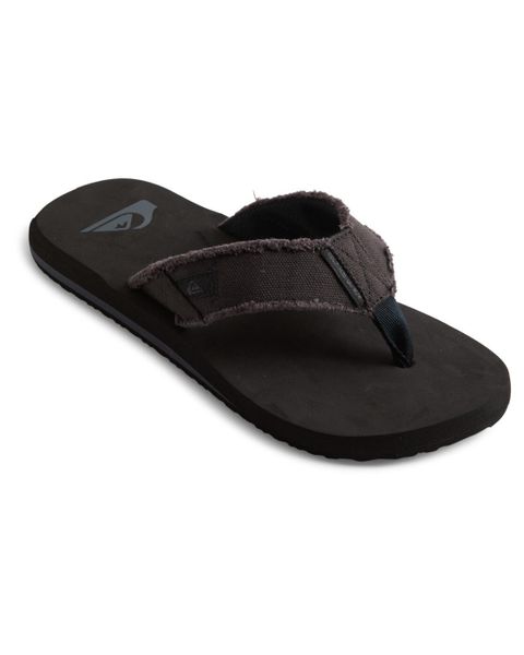 Klapki japonki męskie Quiksilver Monkey. Czarne klapki Quiksilver, z materiału. Za 109.99 zł.