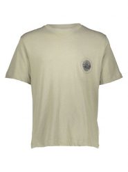 Jack & Jones Koszulka "Ornantucket" w kolorze khaki rozmiar: M. Brązowe bezrękawniki Jack & Jones, m, bez wzorów, z bawełny, bez kołnierzyka, bez ramiączek. Za 39.99 zł.