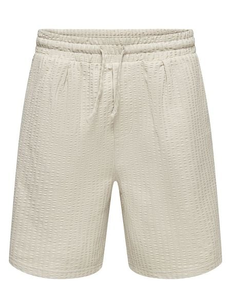 ONLY & SONS Szorty "Onsaustin" w kolorze beżowym rozmiar: XXL. Brązowe szorty Only & Sons, xxl, bez wzorów. Za 61.17 zł.
