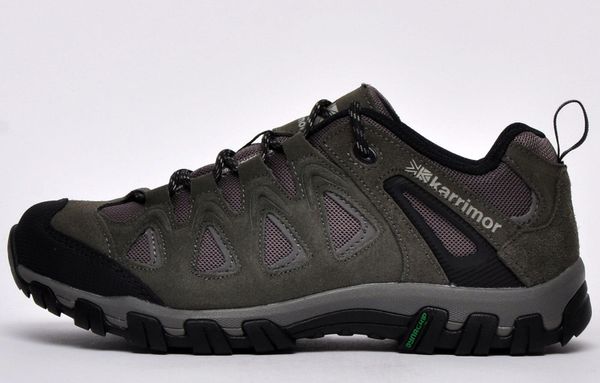 Buty trekkingowe męskie Karrimor Supa K931. Szare buty turystyczne Karrimor, bez wzorów, z materiału, bez zapięcia, trekkingowe. Za 289.99 zł.