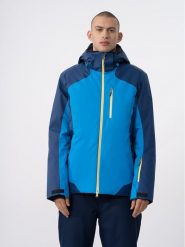 4F Kurtka narciarska 4FAW23TTJAM283 Niebieski Regular Fit. Niebieskie kurtki narciarskie i snowboardowe 4F, m, bez wzorów, z syntetyku, narciarskie. Za 959.99 zł.