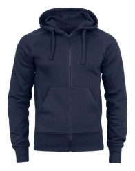 Clique Harper bluza z kapturem i pełnym zamkiem unisex. Niebieskie bluzy z kapturem CLIQUE, m, bez wzorów, z bawełny, z kapturem. Za 307.90 zł.