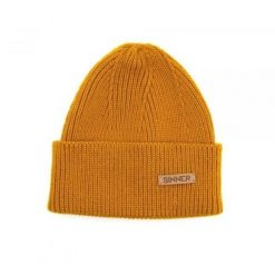 Czapka SINNER Maka Beanie, pomarańczowa. Brązowe czapki zimowe sinner, bez wzorów. Za 230.00 zł.
