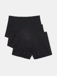 Bawełniane bokserki classic 3 pack - czarny. Czarne bokserki Sinsay, l, bez wzorów, z bawełny. Za 29.99 zł.