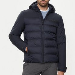 Kurtka GEOX M SAPIENZA Niebieski. Niebieskie kurtki Geox, m, bez wzorów, z puchu, bez kaptura. Za 591.99 zł.