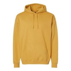 Bluza Z Kapturem Dla Dorosłych Unisex Softstyle Fleece Midweight. Żółte bluzy GILDAN, m, bez wzorów, z kapturem. Za 78.99 zł.