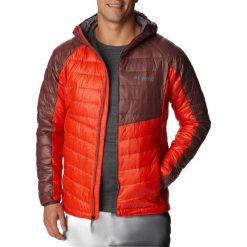 Kurtka puchowa męska Columbia Platinum Peak Hooded. Niebieskie kurtki Columbia, m, bez wzorów, z puchu, bez kaptura. Za 629.99 zł.