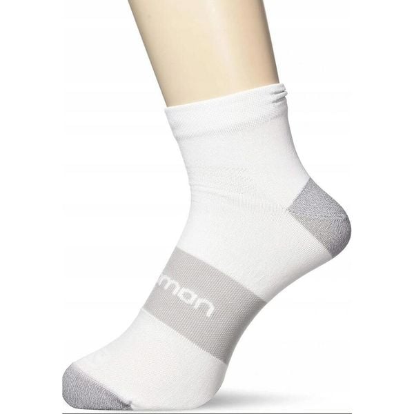 Skarpety Salomon Sonic Pro do biegania. Białe skarpety Salomon, bez wzorów. W wyprzedaży za 17.00 zł.