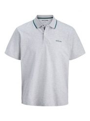 Jack & Jones Koszulka polo "Blaze" w kolorze szarym rozmiar: S. Szare koszulki polo Jack & Jones, s, bez wzorów, bez kołnierzyka, bez ramiączek. Za 65.85 zł.