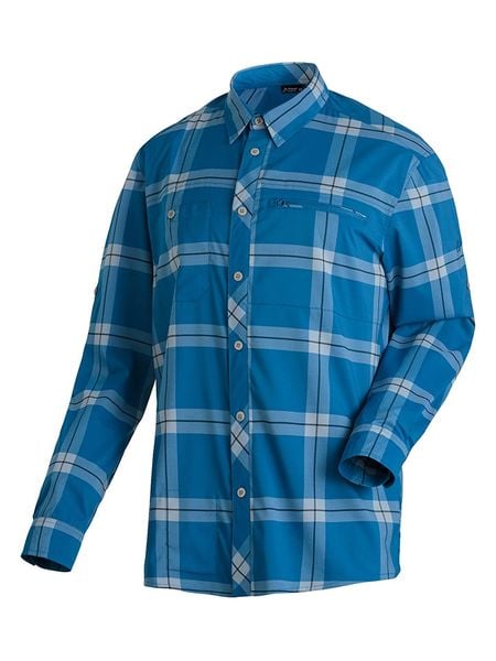 Maier Sports Koszula funkcyjna "Kasen" - Regular fit - w kolorze niebieskim rozmiar: 50. Niebieskie koszule Maier Sports, bez wzorów, z materiału, bez ramiączek, outdoorowe. Za 183.59 zł.