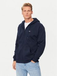 Tommy Jeans Bluza DM0DM20743 Granatowy Regular Fit. Niebieskie bluzy Tommy Jeans, m, bez wzorów, z bawełny, bez kaptura. Za 239.99 zł.