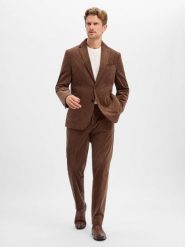 Finshley & Harding Garnitur Mężczyźni Modern Fit Sztruks brązowy, 56. Brązowe garnitury Finshley & Harding, do pracy, m, bez wzorów, ze sztruksu. Za 1,199.95 zł.