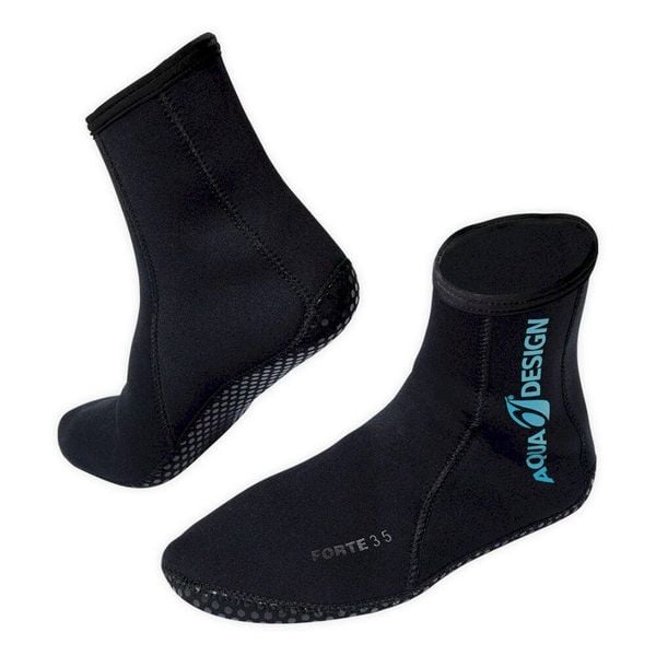 Skarpety neoprenowe Aquadesign Forte. Czarne skarpety AQUADESIGN, bez wzorów, z materiału. Za 99.00 zł.