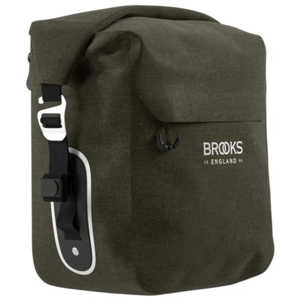 Torba Rowerowa Single Scape S 10-13L. Zielone torby na ramię BROOKS ENGLAND, bez wzorów, z materiału, na ramię, bez dodatków. Za 391.95 zł.