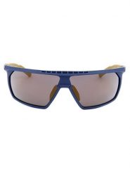 Adidas Męskie okulary przeciwsłoneczne w kolorze granatowo-żółtym rozmiar: 70. Niebieskie okulary przeciwsłoneczne Adidas. Za 266.01 zł.