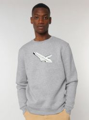 WOOOP Bluza w kolorze szarym rozmiar: XXL. Szare bluzy Wooop, xxl, bez wzorów, bez kaptura. Za 108.99 zł.