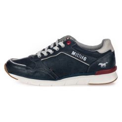 Mustang Tenisówki Męskie 46 Ciemnoniebieskie. Trampki marki Mustang. Za 269.00 zł.