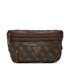 Saszetka nerka Guess. Brązowe saszetki i nerki Guess, z aplikacjami. Za 419.99 zł.