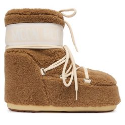 Śniegowce Moon Boot. Brązowe śniegowce Moon Boot, bez zapięcia. Za 1,319.00 zł.