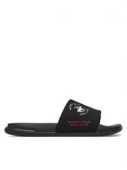 Beverly Hills Polo Club Klapki M-835112 Czarny. Czarne klapki Beverly Hills Polo Club, z materiału. Za 119.99 zł.