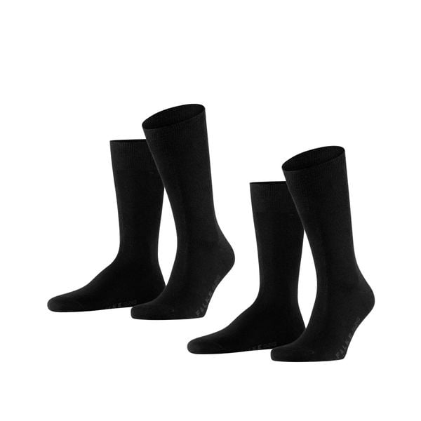 Skarpety Falke Swing (x2). Czarne skarpety Falke, bez wzorów, z bawełny. Za 132.50 zł.