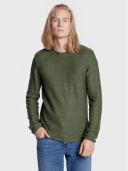 Solid Sweter 21104152 Zielony Regular Fit. Zielone swetry rozpinane Solid, m, bez wzorów, z syntetyku, bez kołnierzyka, bez ramiączek. Za 119.99 zł.