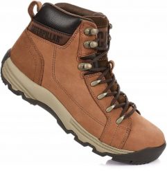Męskie buty trapery trekkingowe brązowe CATERPILLAR CAT. Brązowe trapery CATerpillar, z materiału, bez zapięcia. Za 429.00 zł.