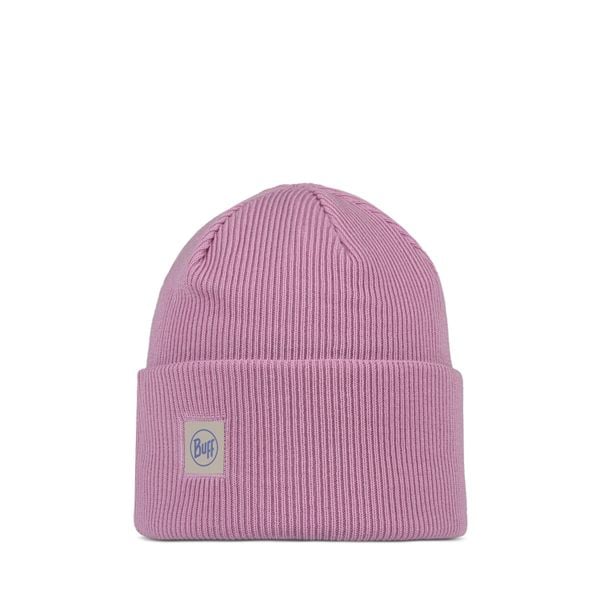 Czapka BUFF Crossknit Beanie Solid. Czerwone bielizna termoaktywna Buff, bez wzorów, bez ramiączek, do biegania. Za 169.90 zł.