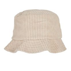 Sztruksowa Czapka Z Daszkiem. Białe czapki z daszkiem FLEXFIT, bez wzorów, ze sztruksu. Za 121.99 zł.