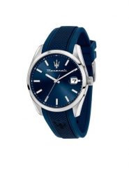 Maserati Zegarek Attrazione R8851151005 Granatowy. Niebieskie, analogowe zegarki maserati. Za 819.99 zł.