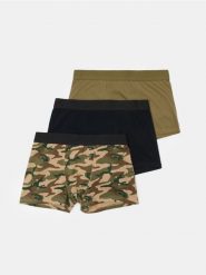 Bokserki Classic 3 pack - czarny. Czarne bokserki Sinsay, l, bez wzorów. Za 35.99 zł.