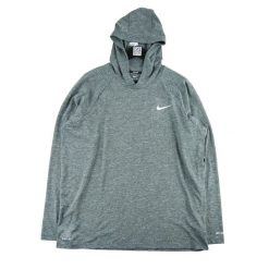 Męska bluza z kapturem Dri-Fit UPF 40+. Szare bluzy z kapturem Nike, l, bez wzorów, z kapturem. Za 102.20 zł.